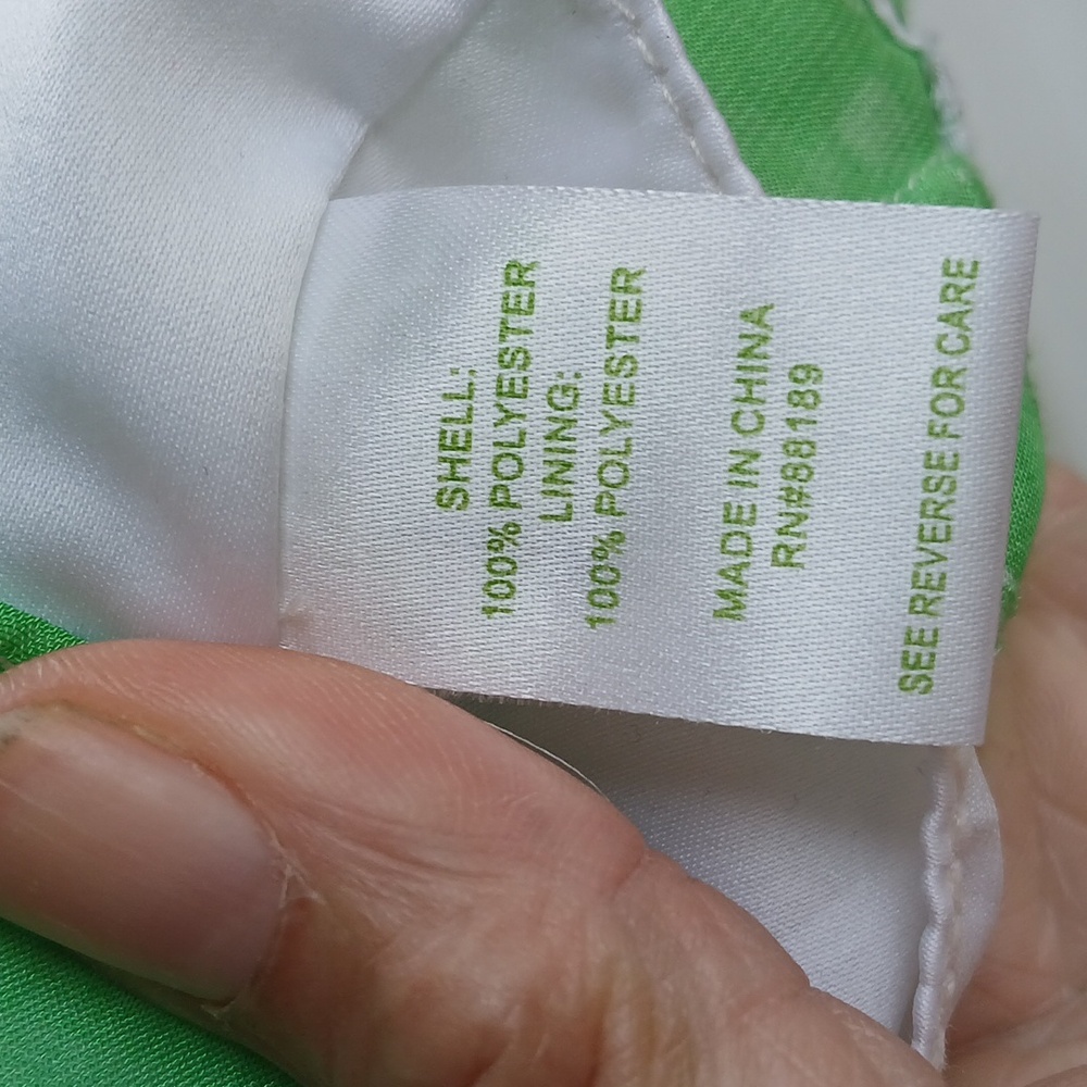 Lilly Pulitzer Danna Awning Striped Green and White Dress - Picture 6 of 8